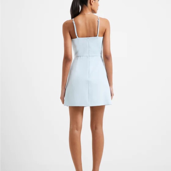French Connection light blue whisper envelope skirt dress - Picture 3 of 3